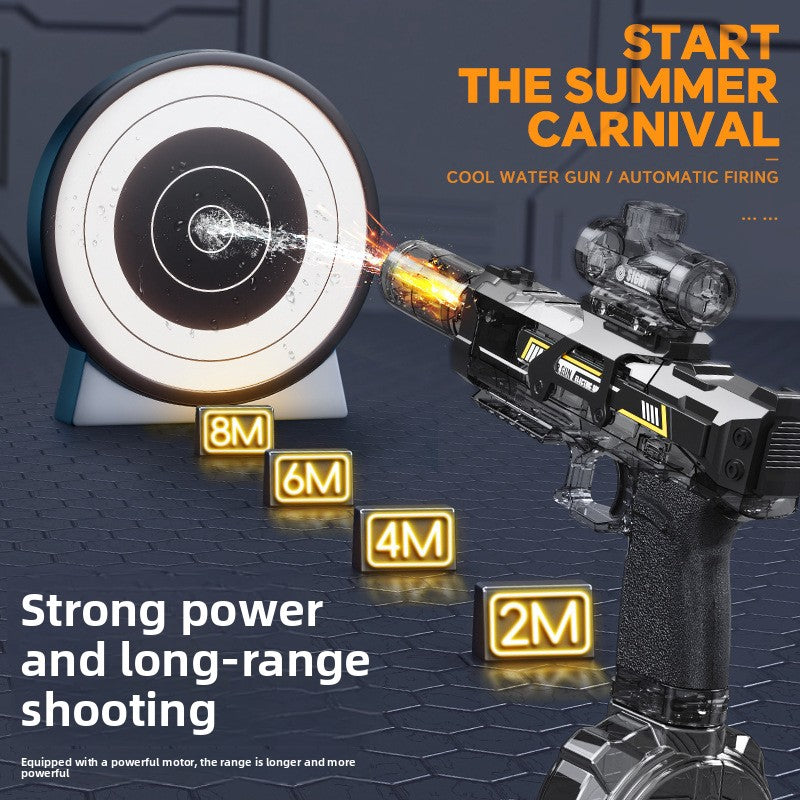 AquaBlast Pro™ — Electric Water Gun with LED Fire Effect