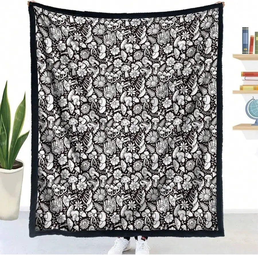πΈ Kids Color & Wash Floral Coloring Blanket β Free Markers Included!