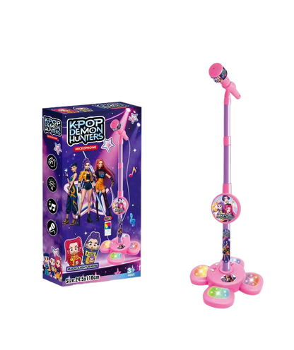 🎤 Little Star Karaoke Microphone & Light-Up Stand – Kids Singing Toy