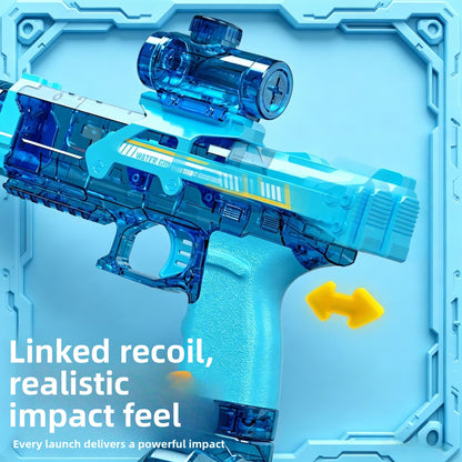 AquaBlast Pro™ — Electric Water Gun with LED Fire Effect