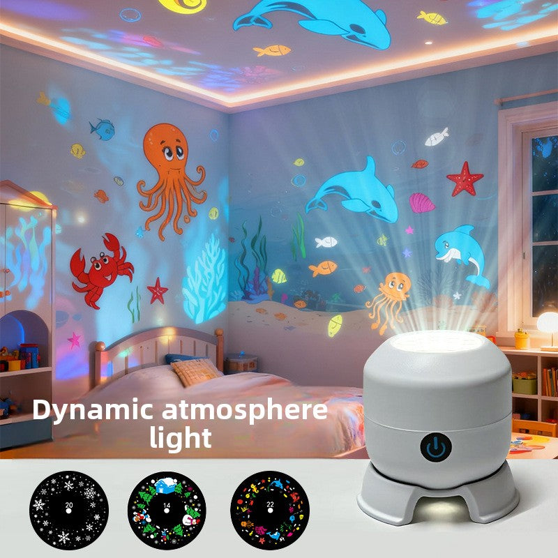 🌙✨ DreamGlow Star Projector™ – Kids' Magic Night Light Show