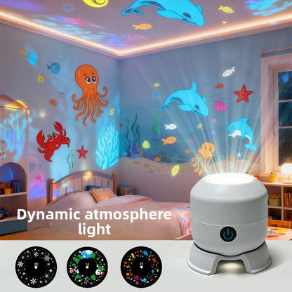 🌙✨ DreamGlow Star Projector™ – Kids' Magic Night Light Show