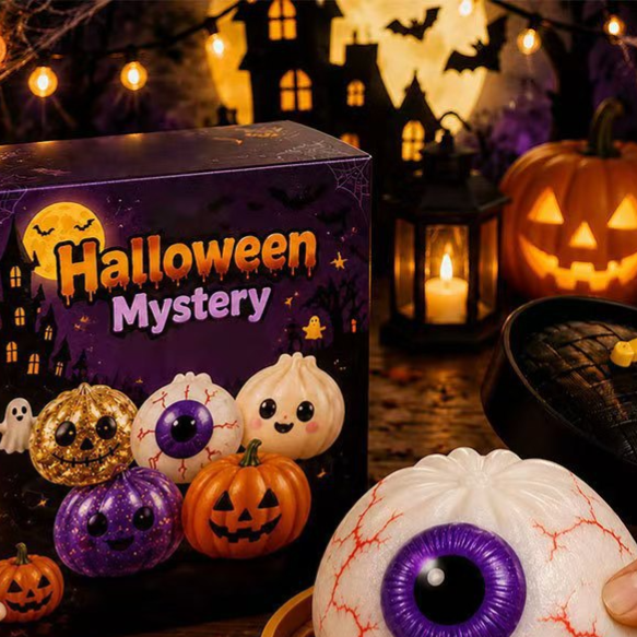 Halloween Mystery Glow Box – Surprise Light-Up Pumpkin Pals