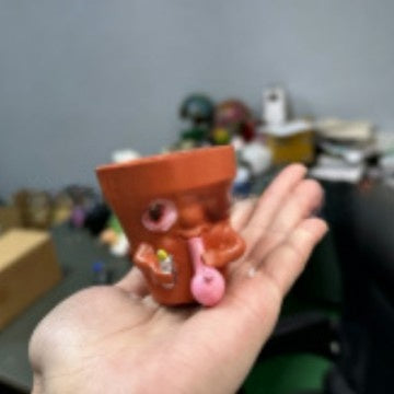 Smoking flowerpot