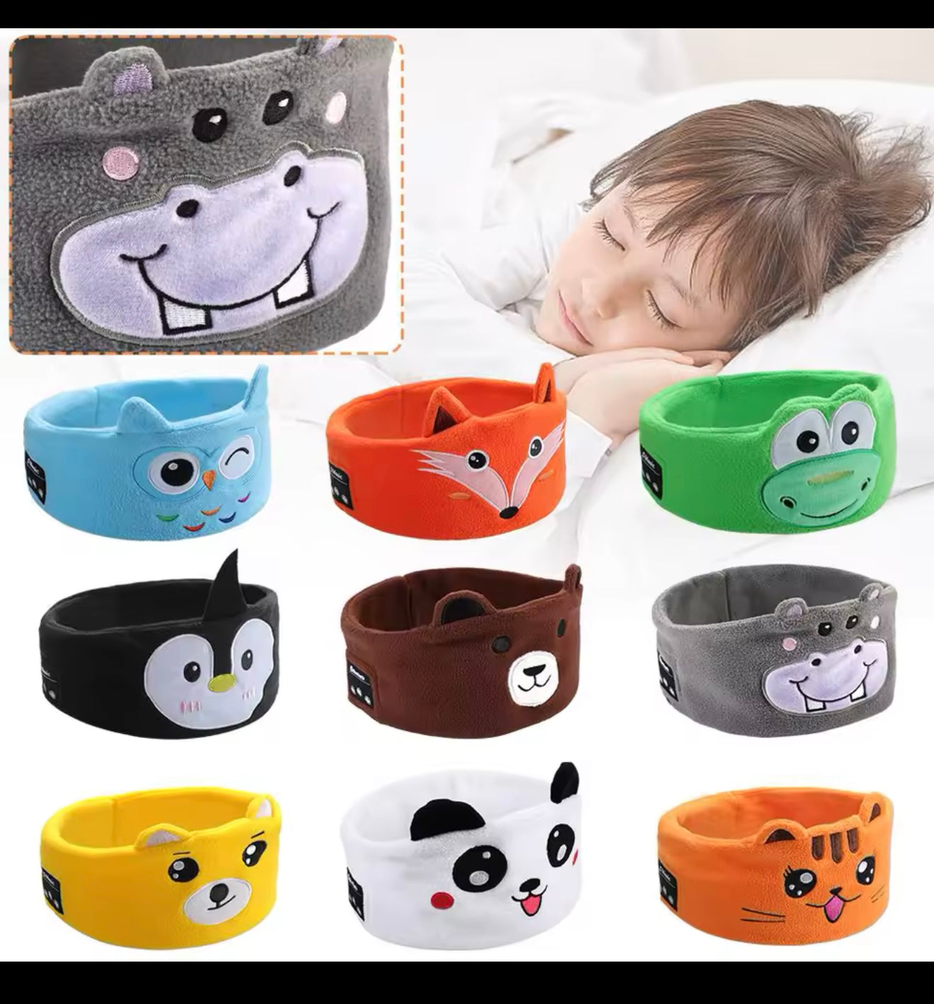 Bluetooth Music Sleep Headband with Stereo Sound