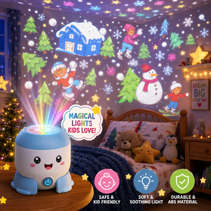 🌙✨ DreamGlow Star Projector™ – Kids' Magic Night Light Show