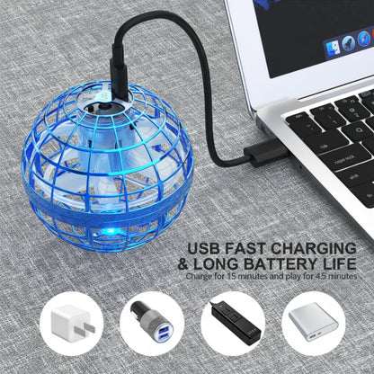 Remote Control LED Spinning Flying Ball