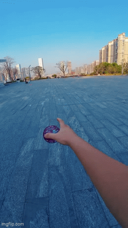 Remote Control LED Spinning Flying Ball