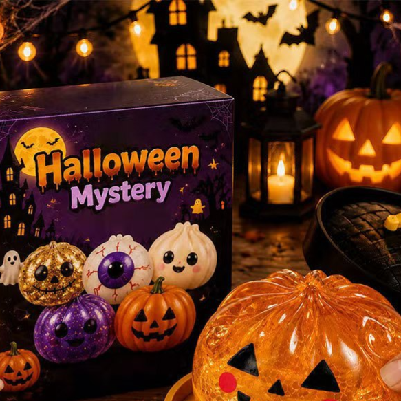 Halloween Mystery Glow Box – Surprise Light-Up Pumpkin Pals