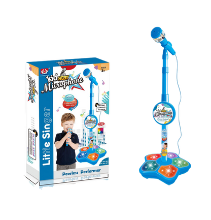 🎤 Little Star Karaoke Microphone & Light-Up Stand – Kids Singing Toy