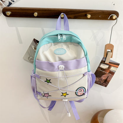 Cowboy Western Plaid Kids Backpack — Cow Print Lightweight School Bag