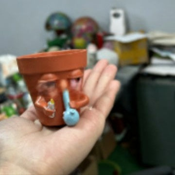 Smoking flowerpot